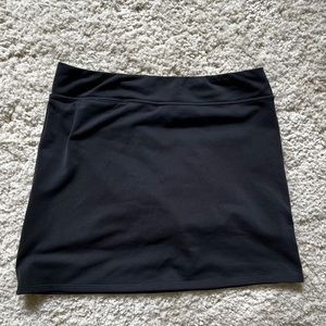 Black Adidas golf skirt